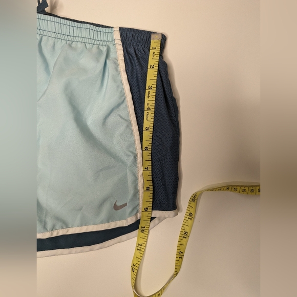 Nike Women's Small Dri-Fit Shorts Dark and Light Blue - Picture 13 of 14